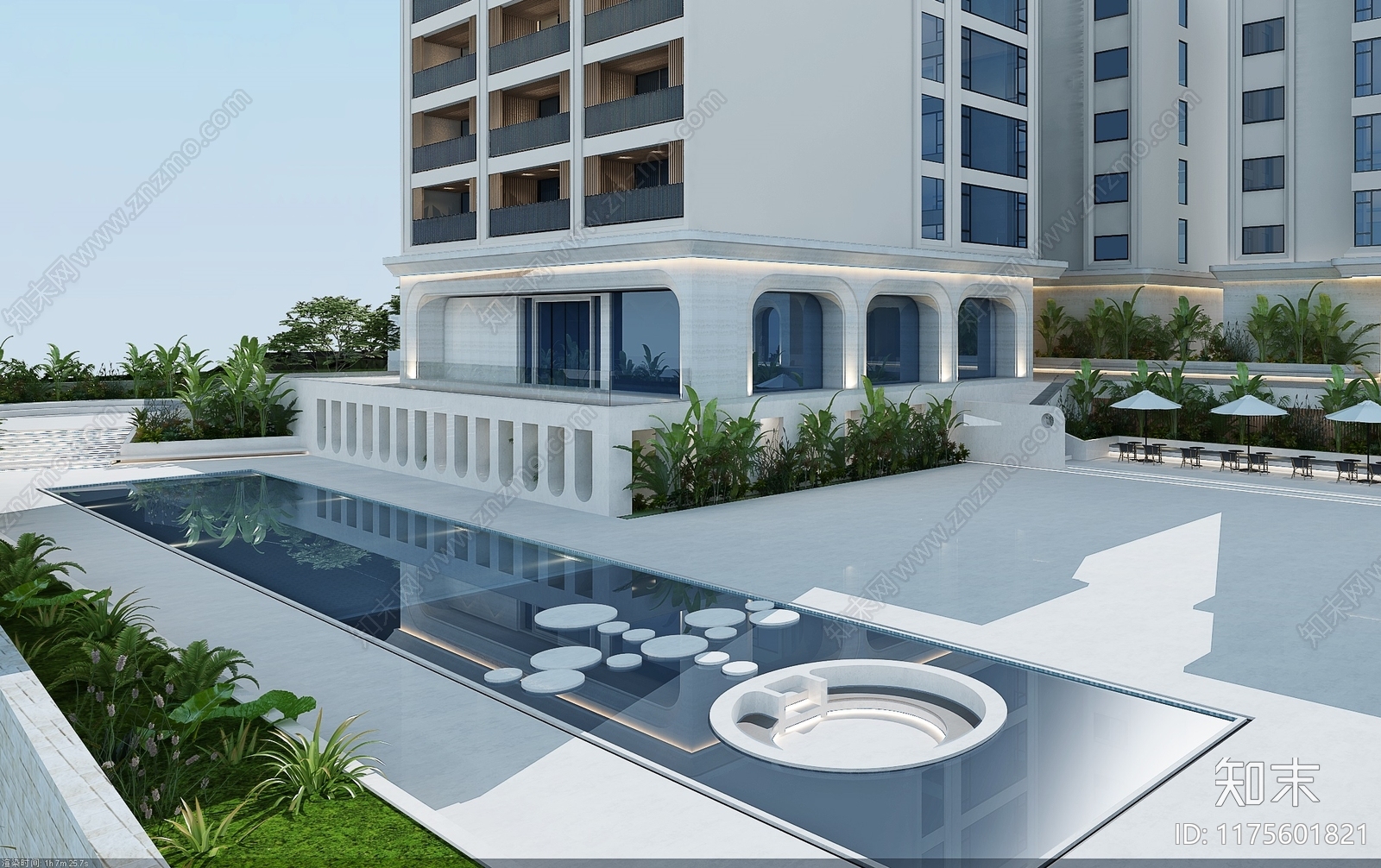 现代水景施工图下载【ID:1175601821】