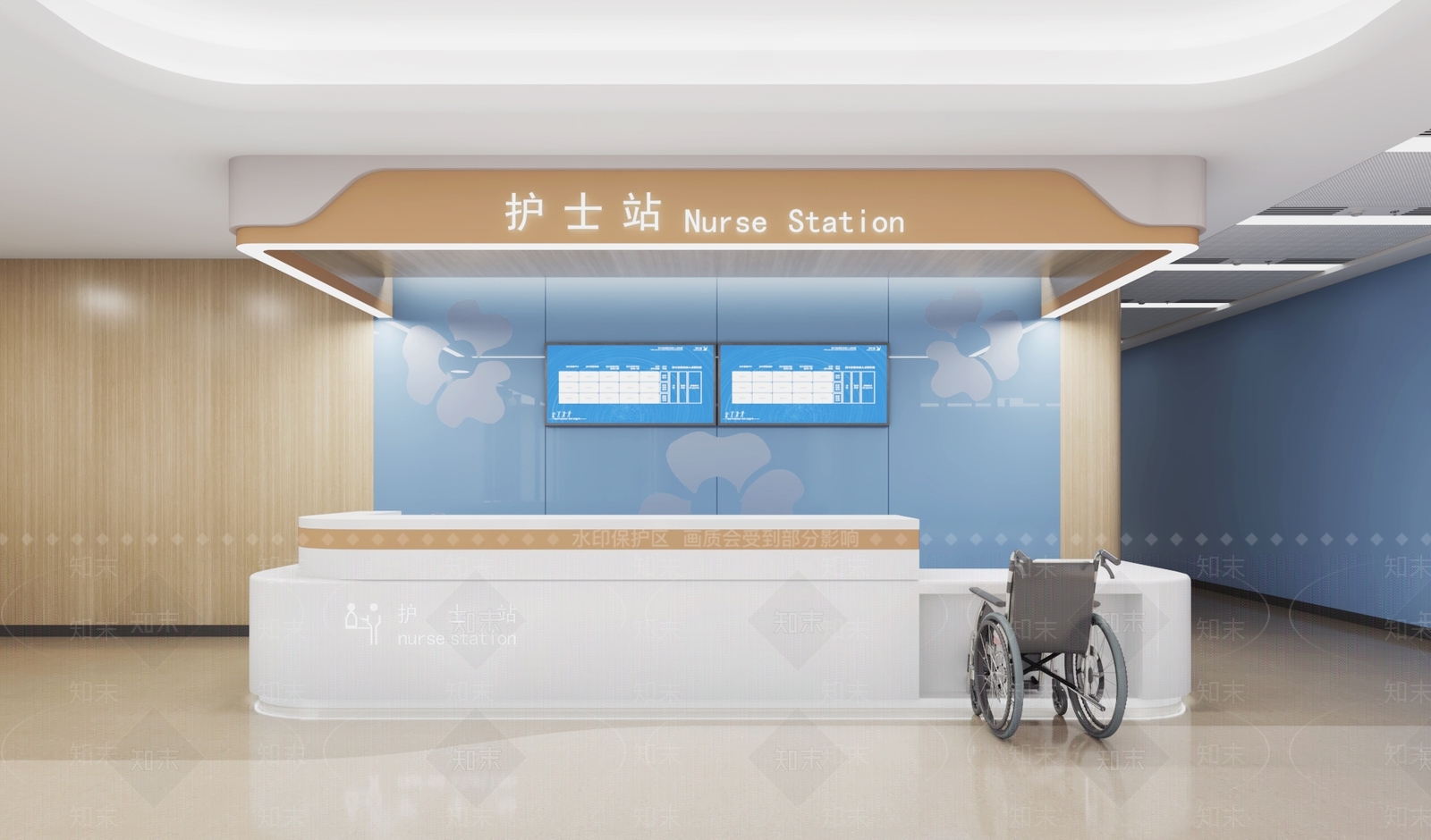 现代医院SU模型下载【ID:1175625221】