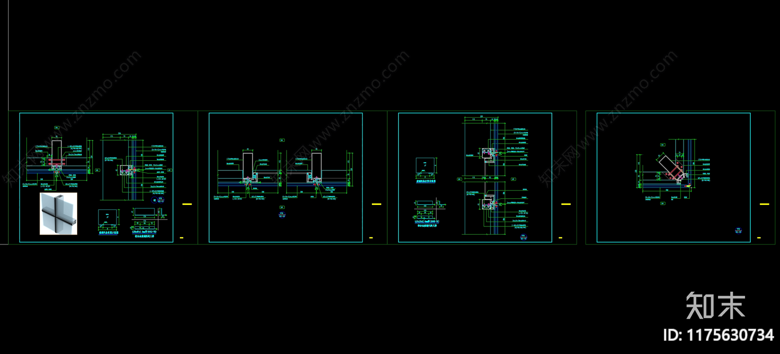 幕墙结构施工图下载【ID:1175630734】