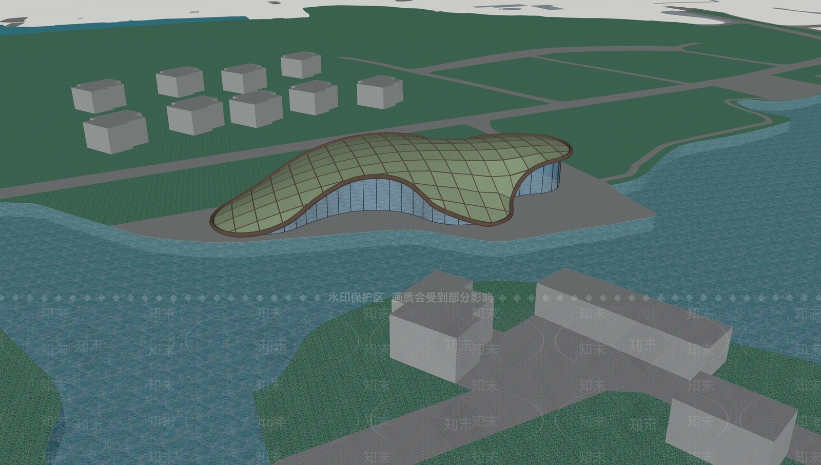 现代其他公共建筑SU模型下载【ID:1175637364】