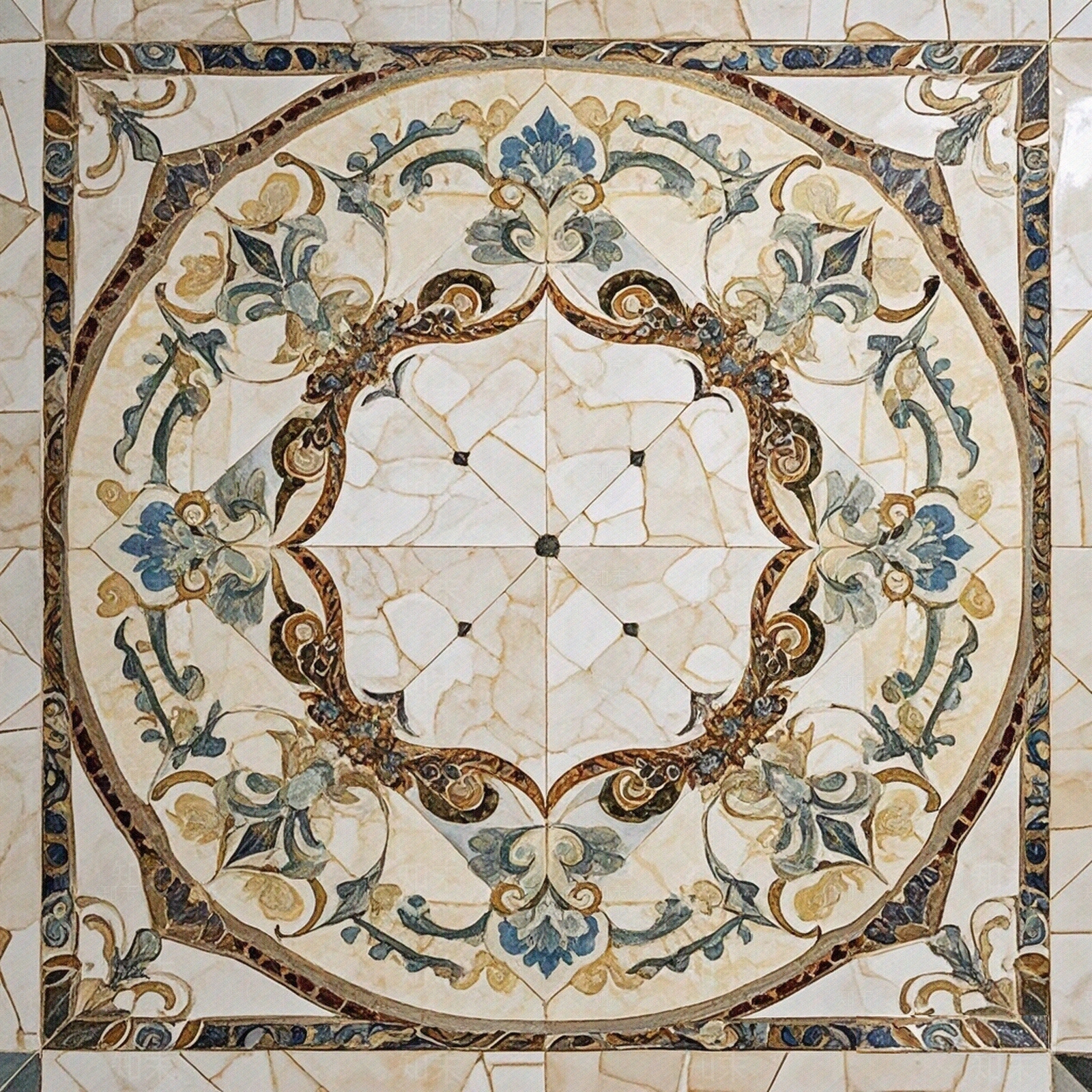 欧式石材拼花贴图下载【ID:1175664393】