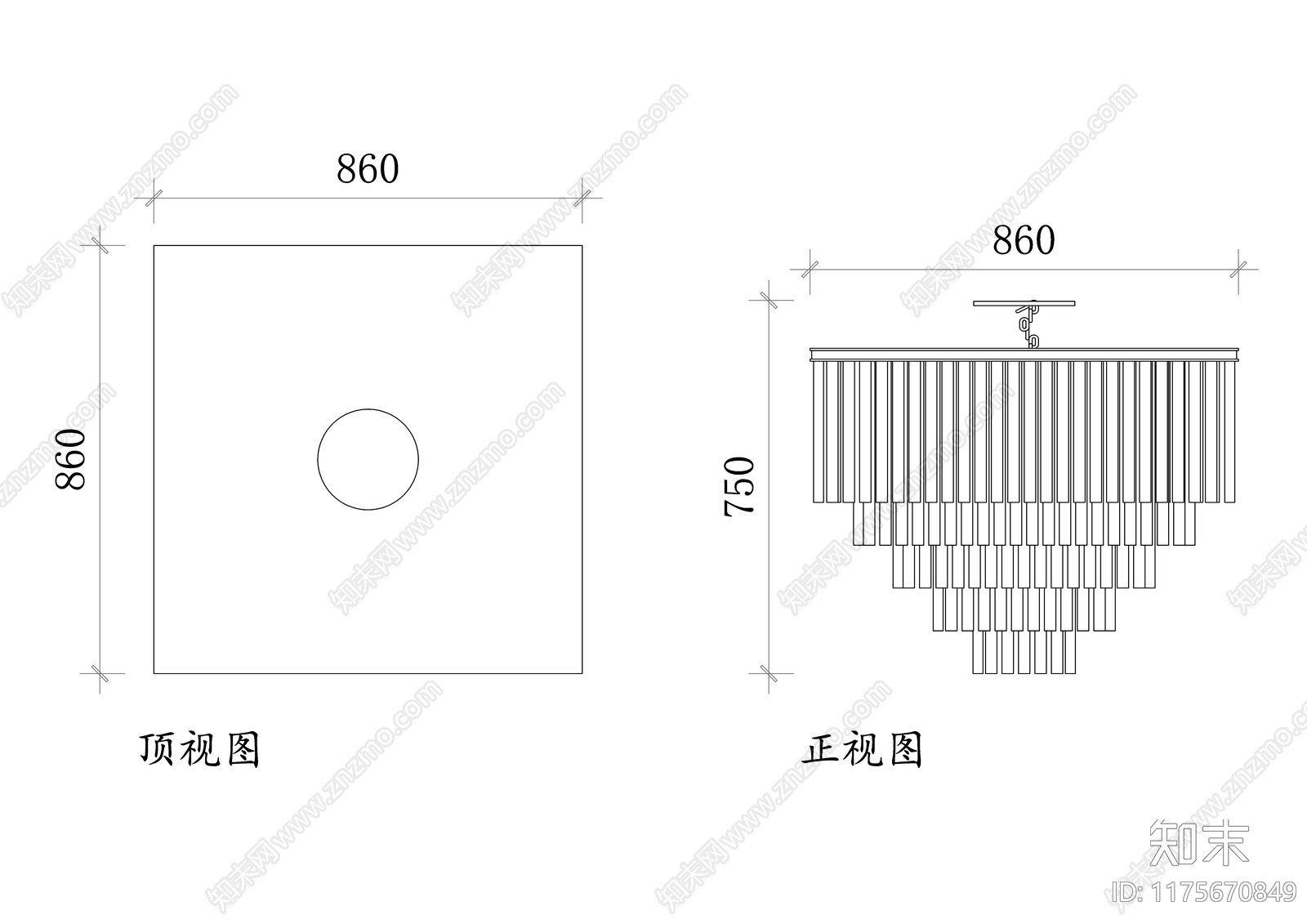现代灯具图库施工图下载【ID:1175670849】