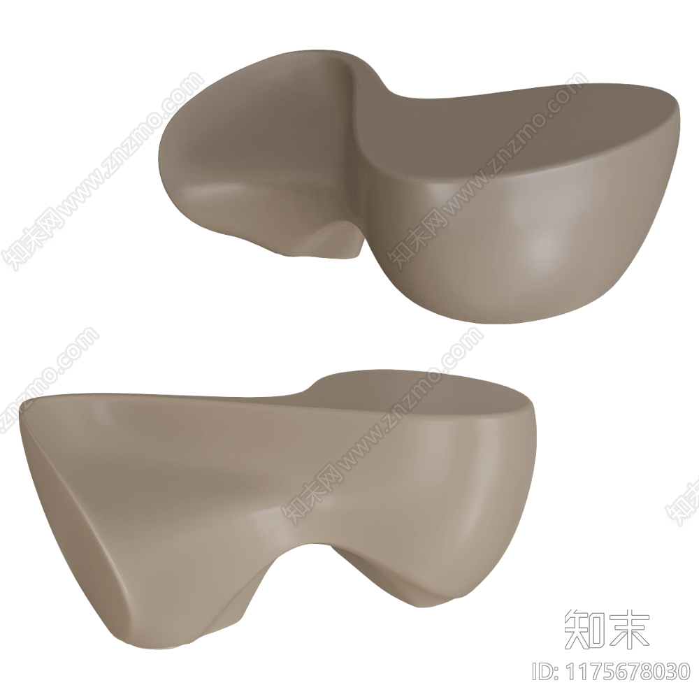 现代茶几3D模型下载【ID:1175678030】