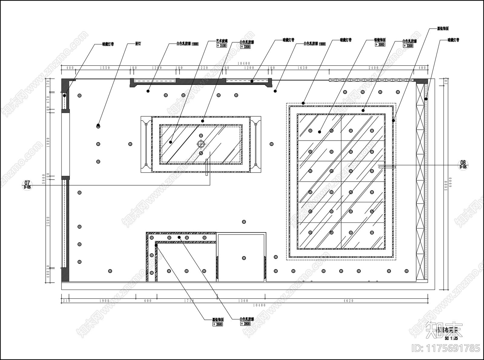 现代其他商业空间cad施工图下载【ID:1175691785】