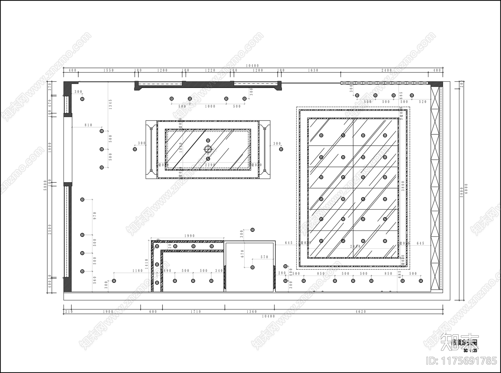 现代其他商业空间cad施工图下载【ID:1175691785】