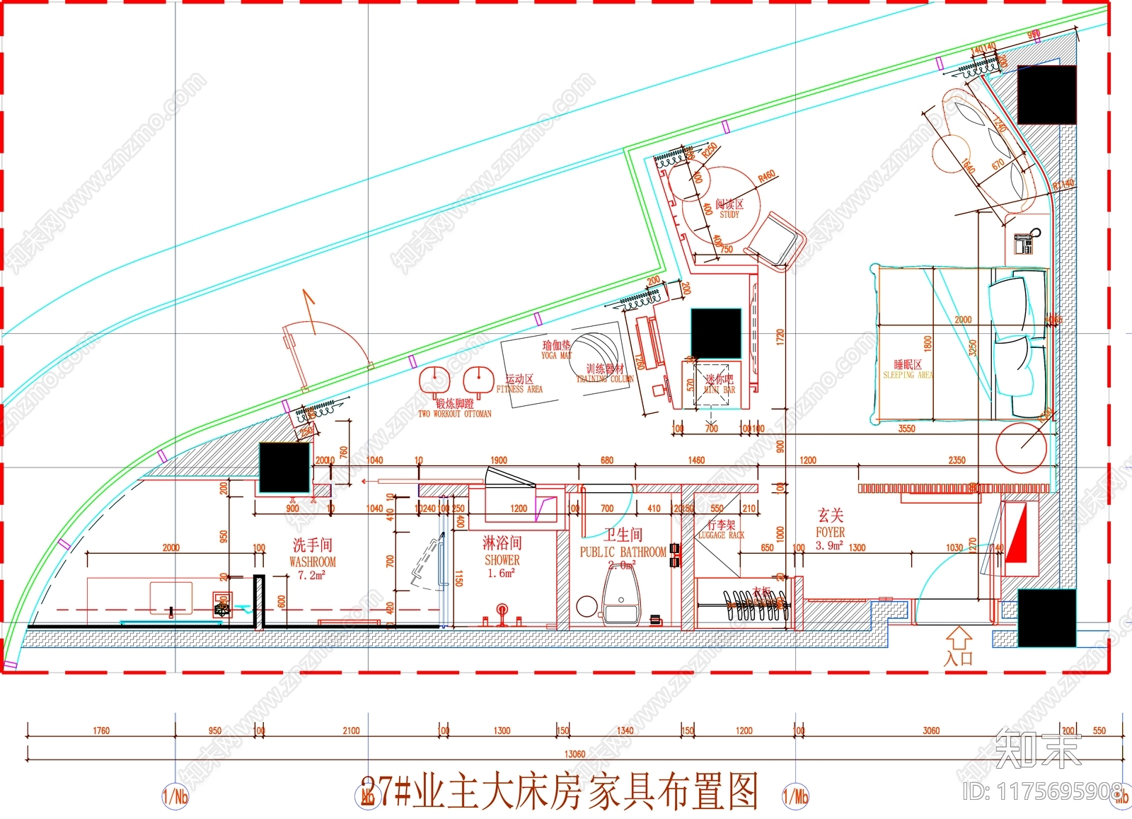 现代工装图库cad施工图下载【ID:1175695908】
