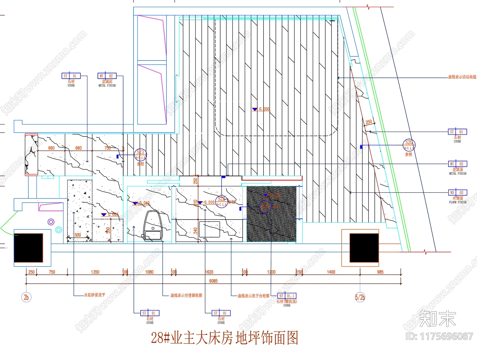 现代工装图库cad施工图下载【ID:1175696087】