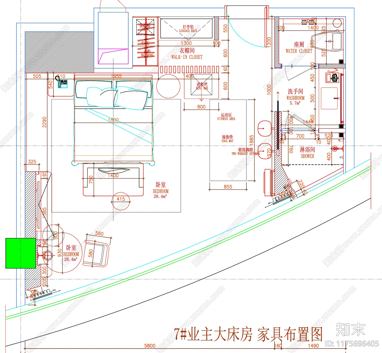 现代工装图库cad施工图下载【ID:1175696405】