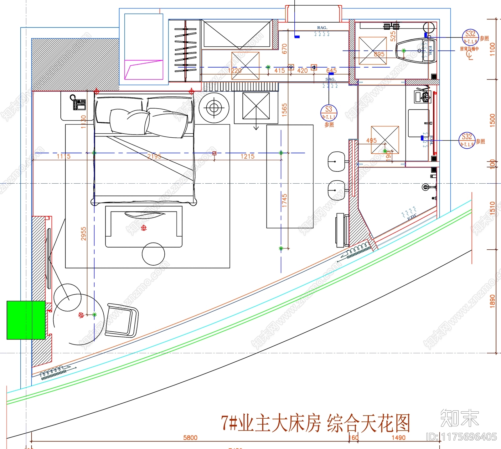 现代工装图库cad施工图下载【ID:1175696405】