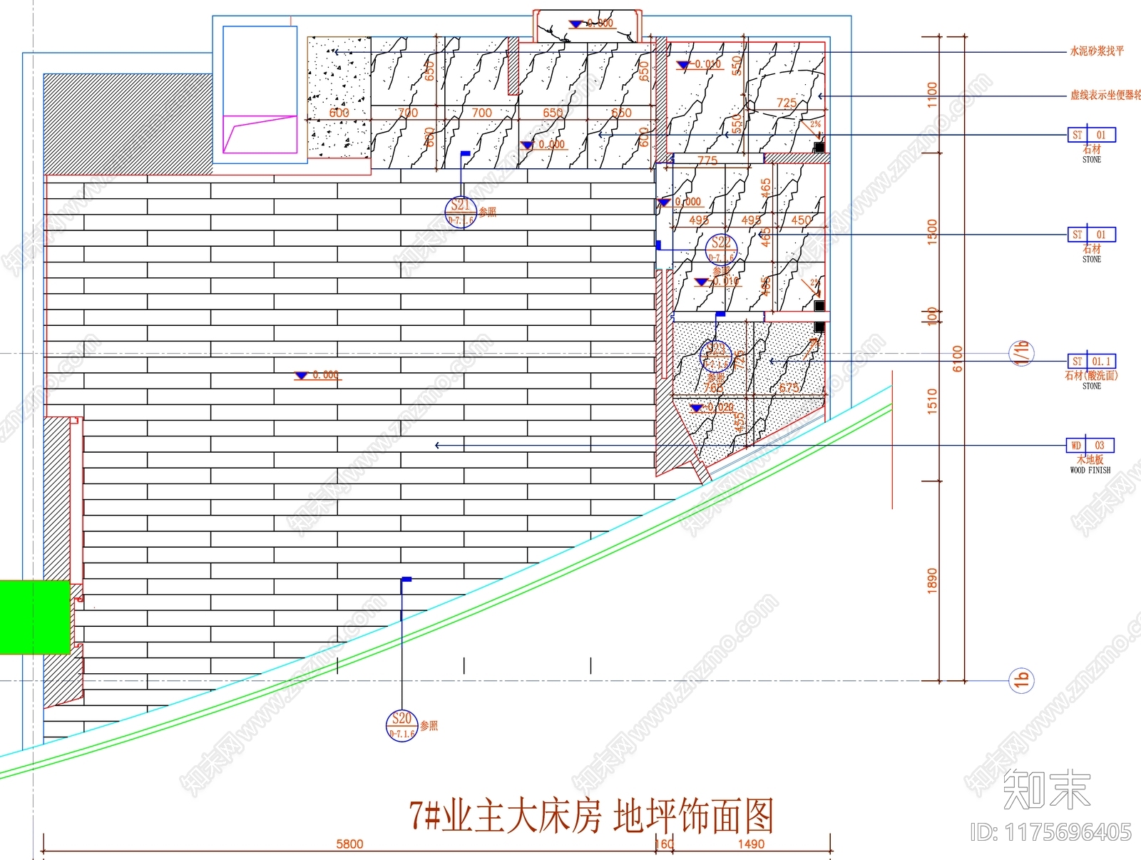 现代工装图库cad施工图下载【ID:1175696405】