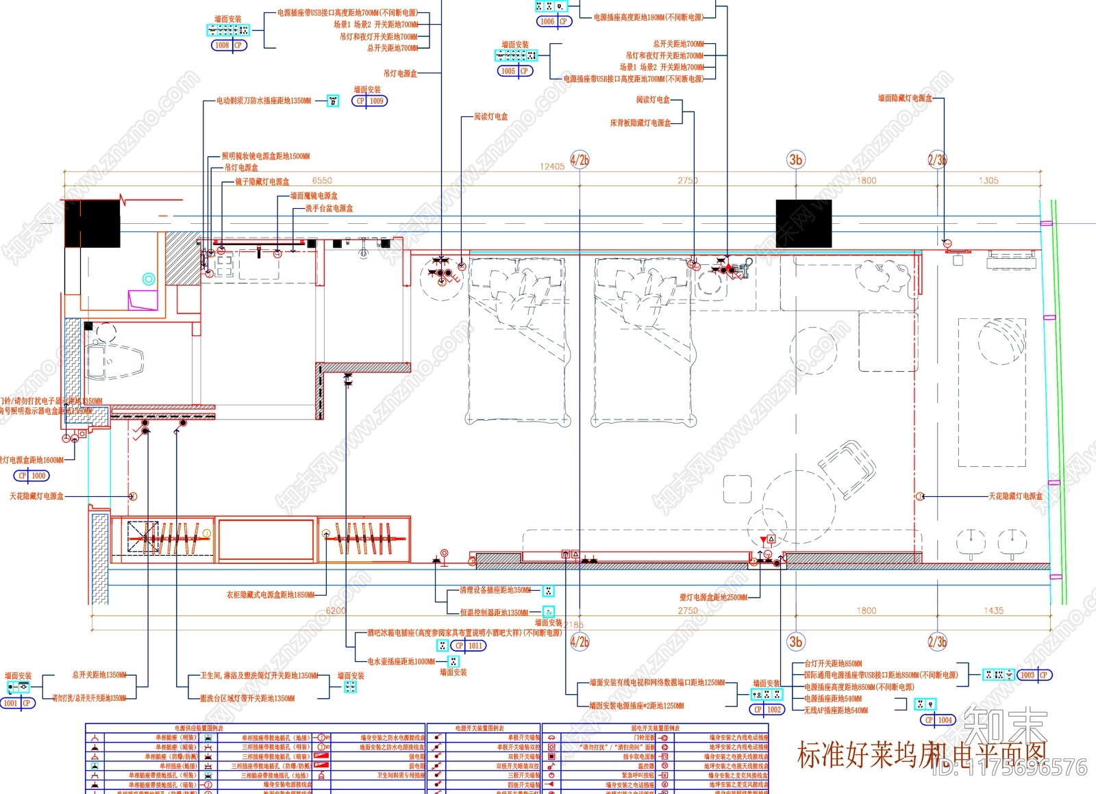 现代工装图库cad施工图下载【ID:1175696576】
