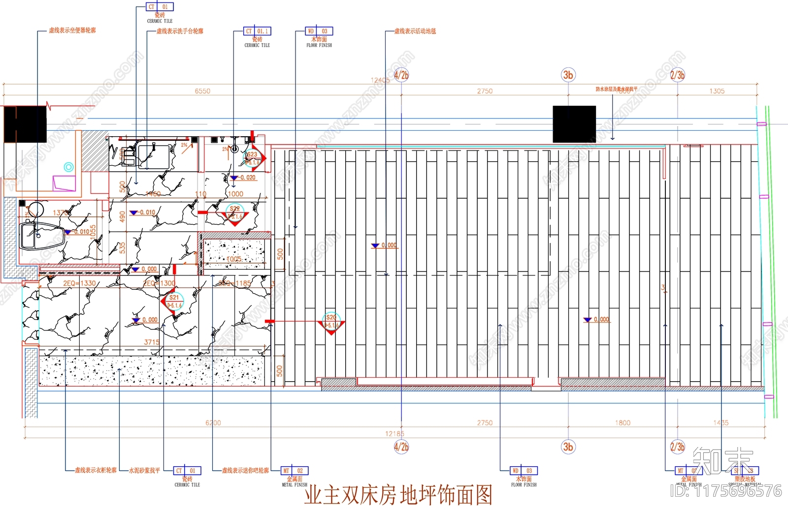现代工装图库cad施工图下载【ID:1175696576】