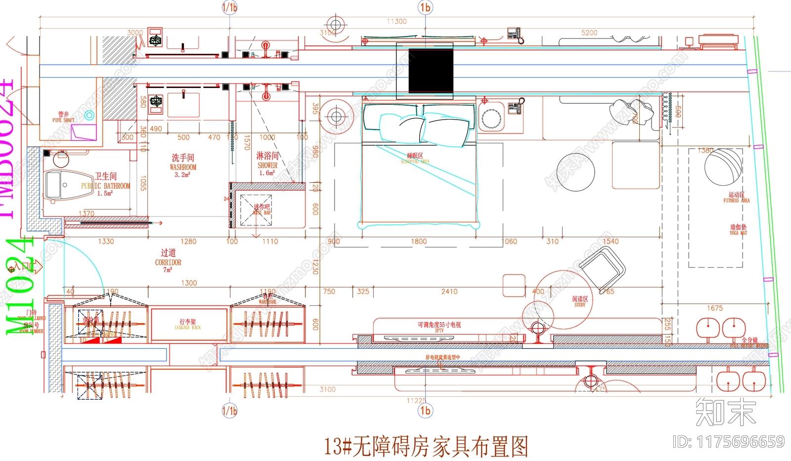 现代工装图库cad施工图下载【ID:1175696659】