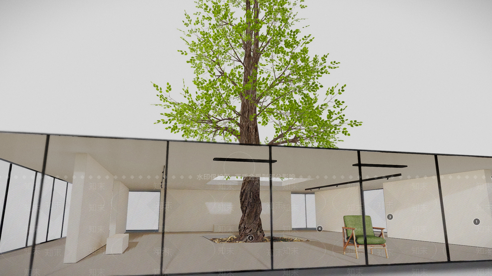 现代其他公共空间3D模型下载【ID:1175698504】