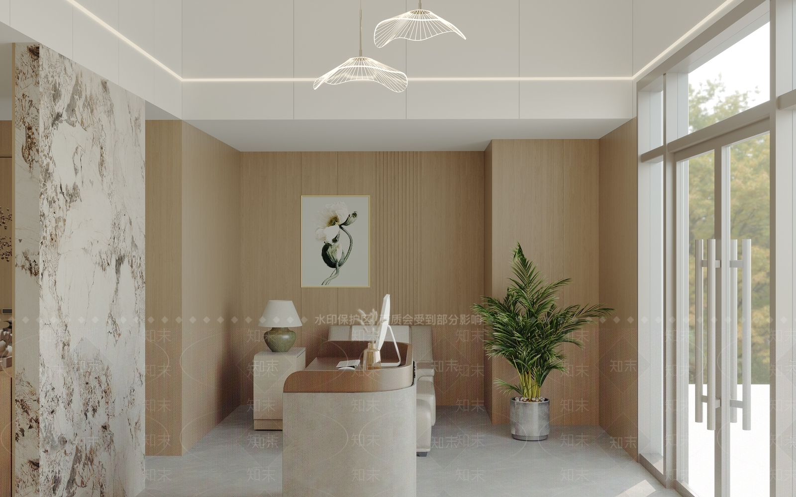 现代足浴店3D模型下载【ID:1175700923】