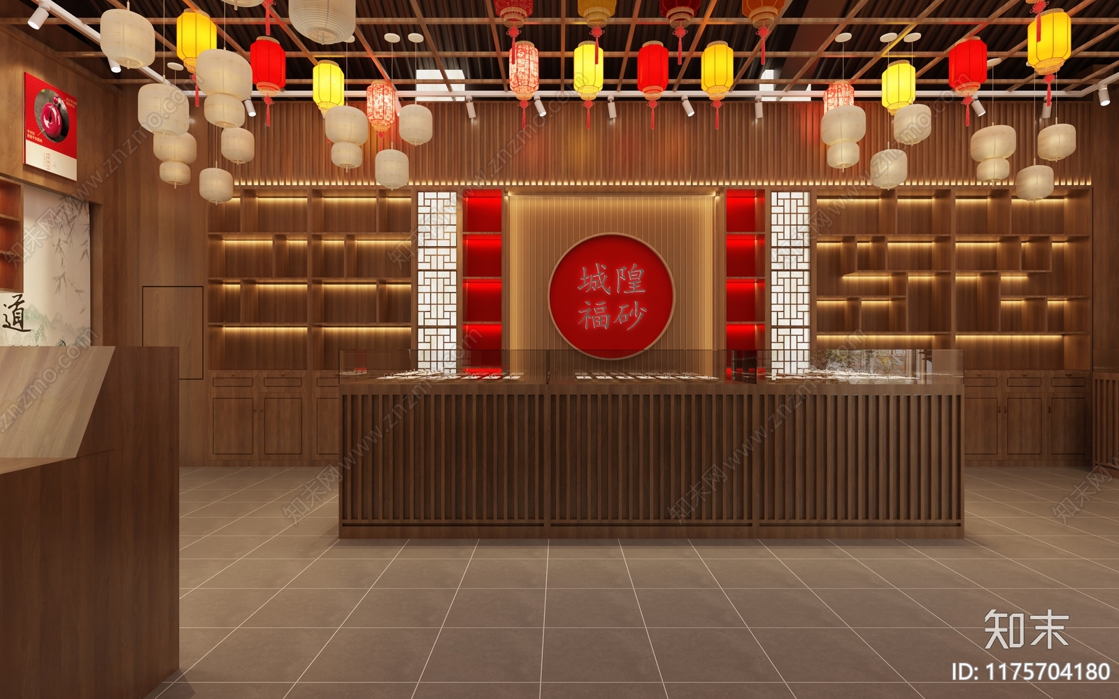 中式珠宝店3D模型下载【ID:1175704180】