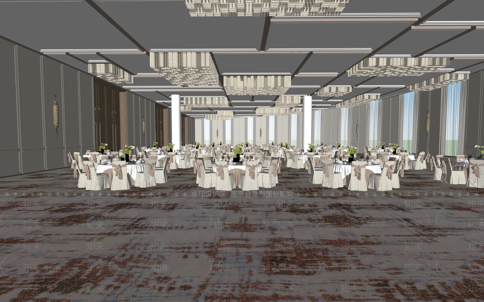 现代报告厅SU模型下载【ID:1175708549】