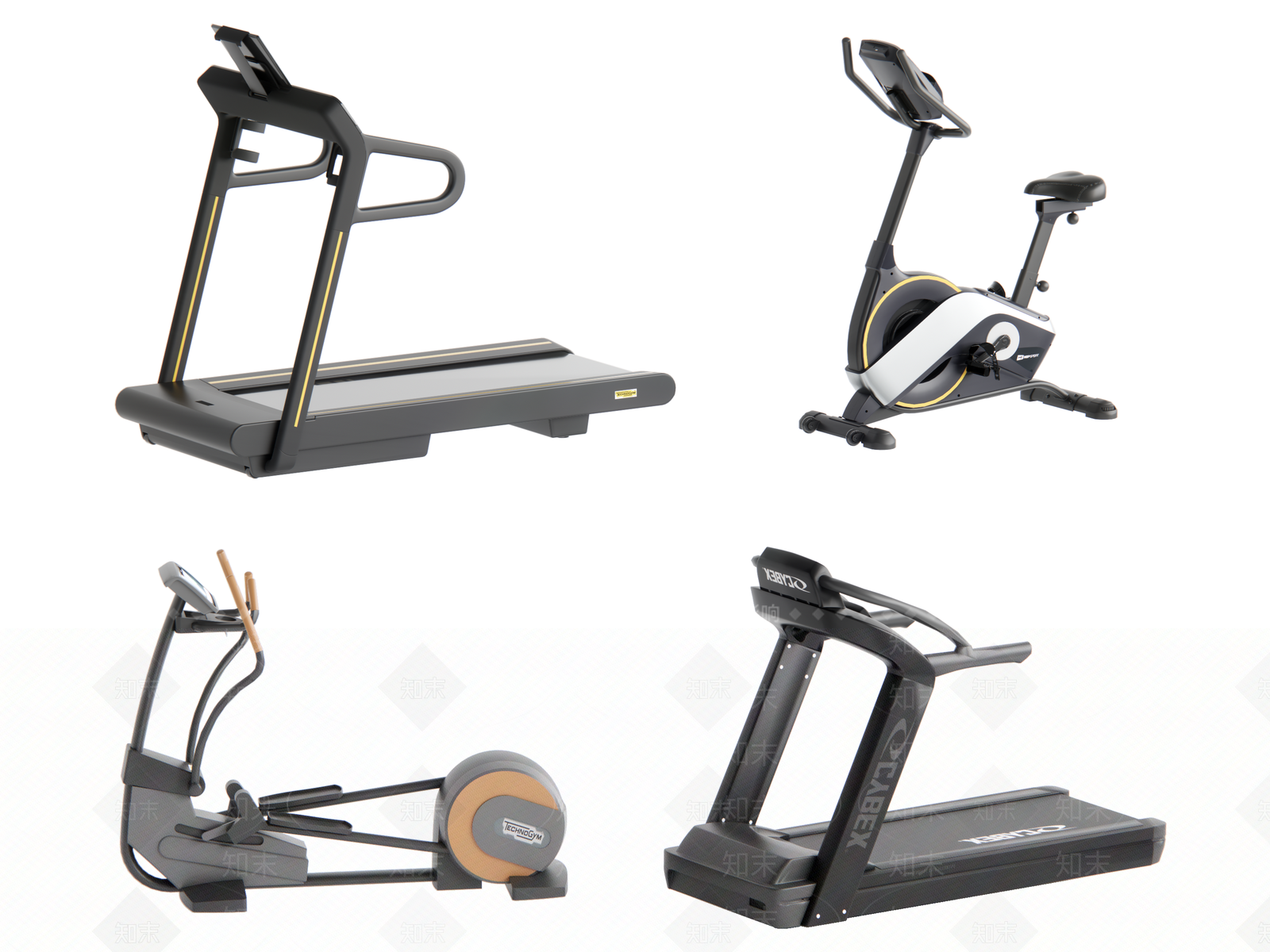 跑步机SU模型下载【ID:1175721996】
