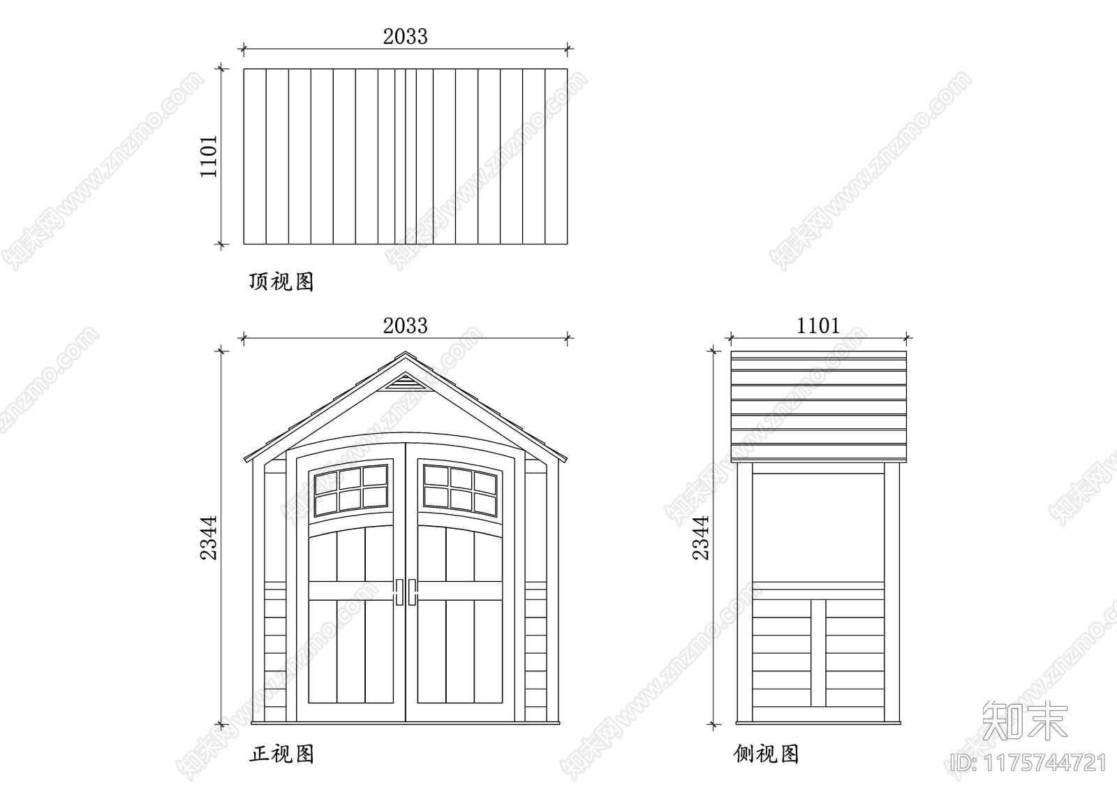 现代庭院cad施工图下载【ID:1175744721】