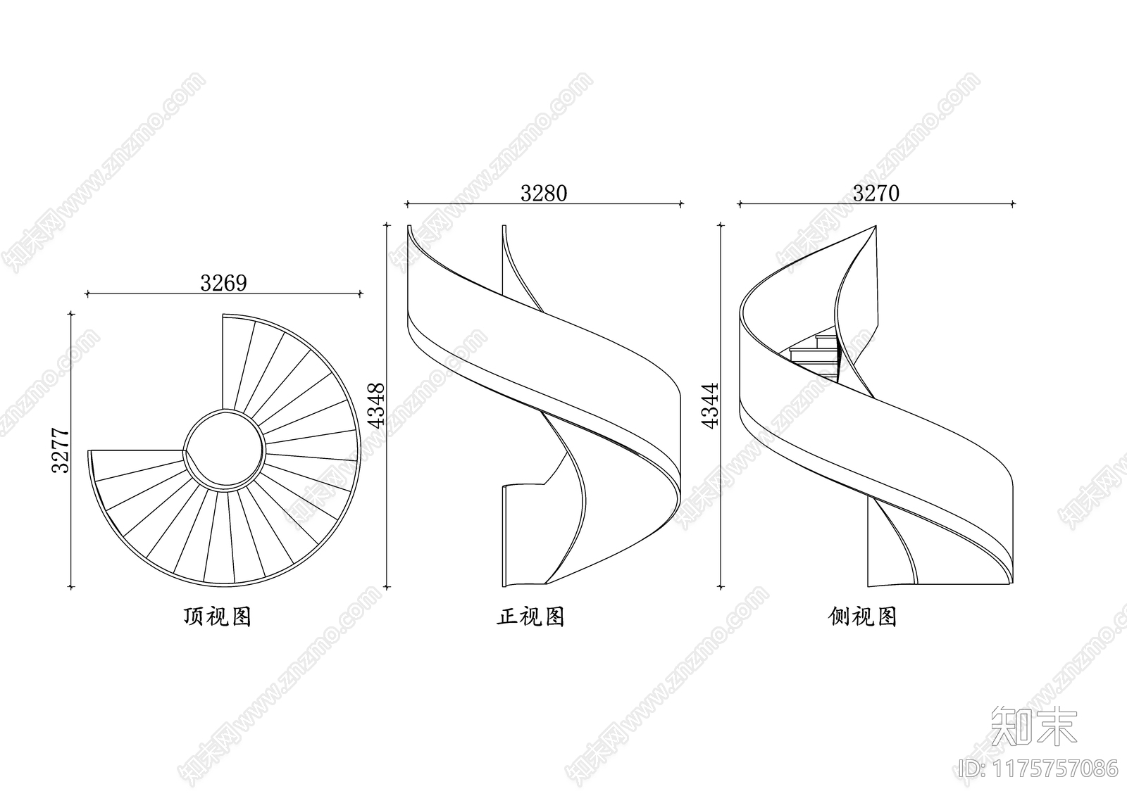 现代栏杆施工图下载【ID:1175757086】