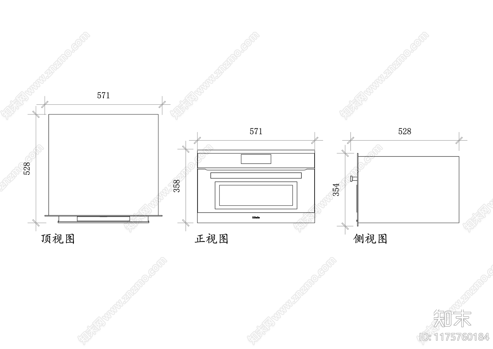 现代西餐厅cad施工图下载【ID:1175760184】