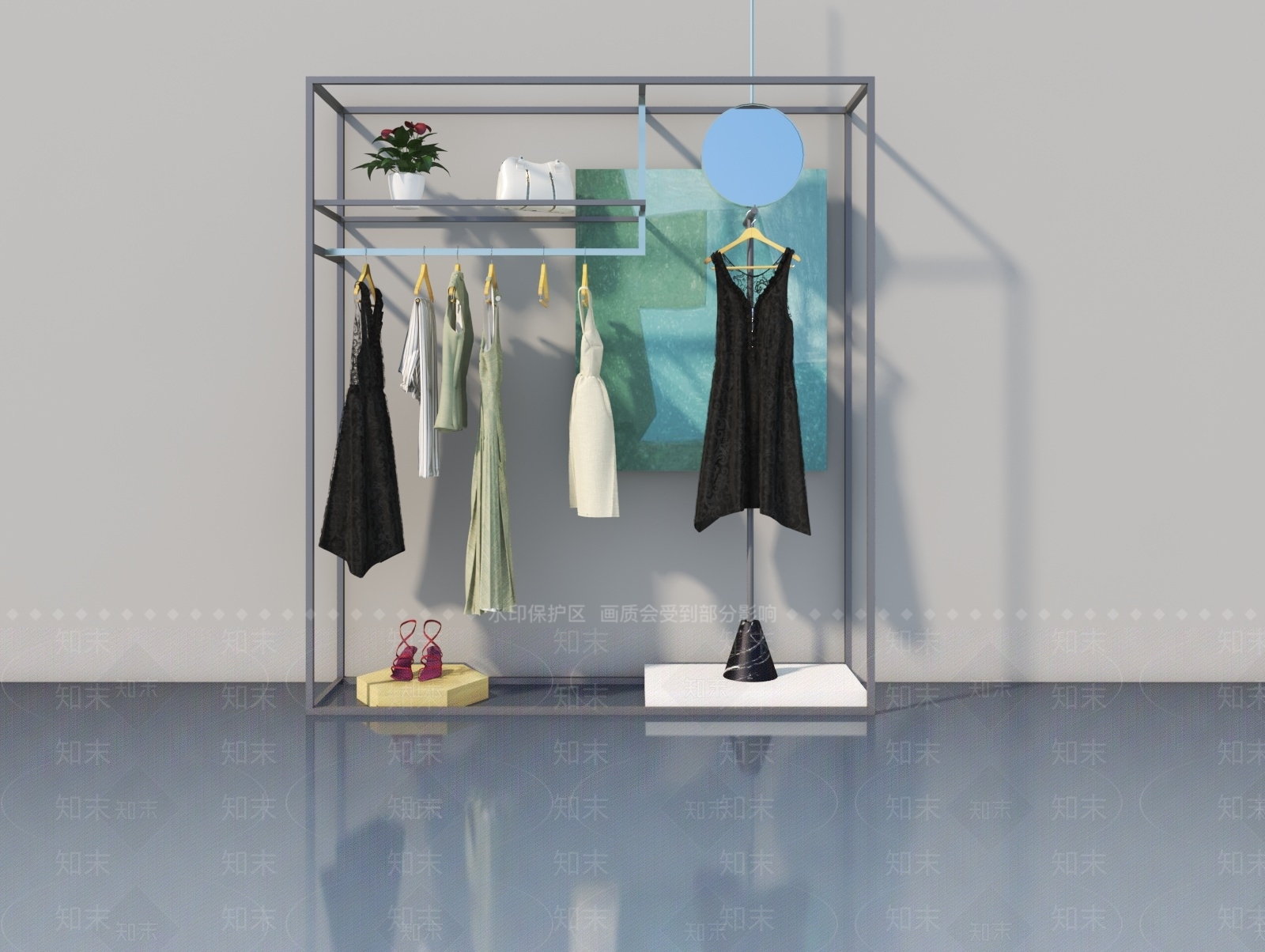 现代单人沙发3D模型下载【ID:1175767653】