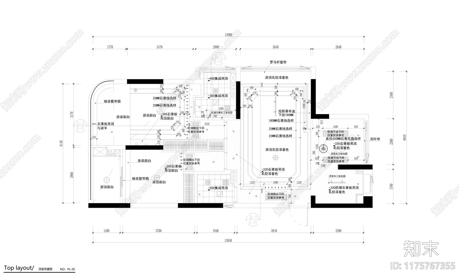 其他家装空间cad施工图下载【ID:1175767355】