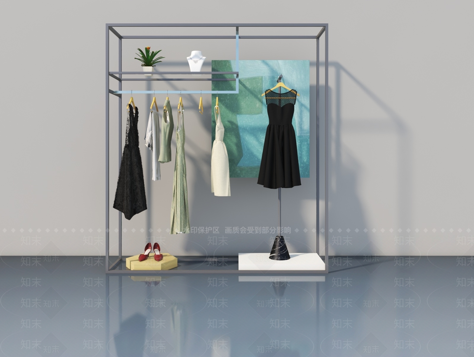 现代单人沙发3D模型下载【ID:1175768713】