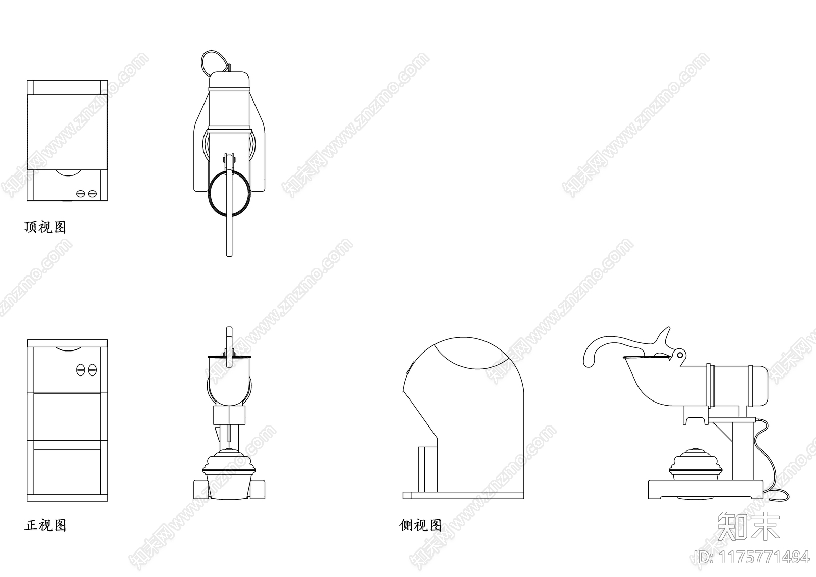 现代酒吧cad施工图下载【ID:1175771494】