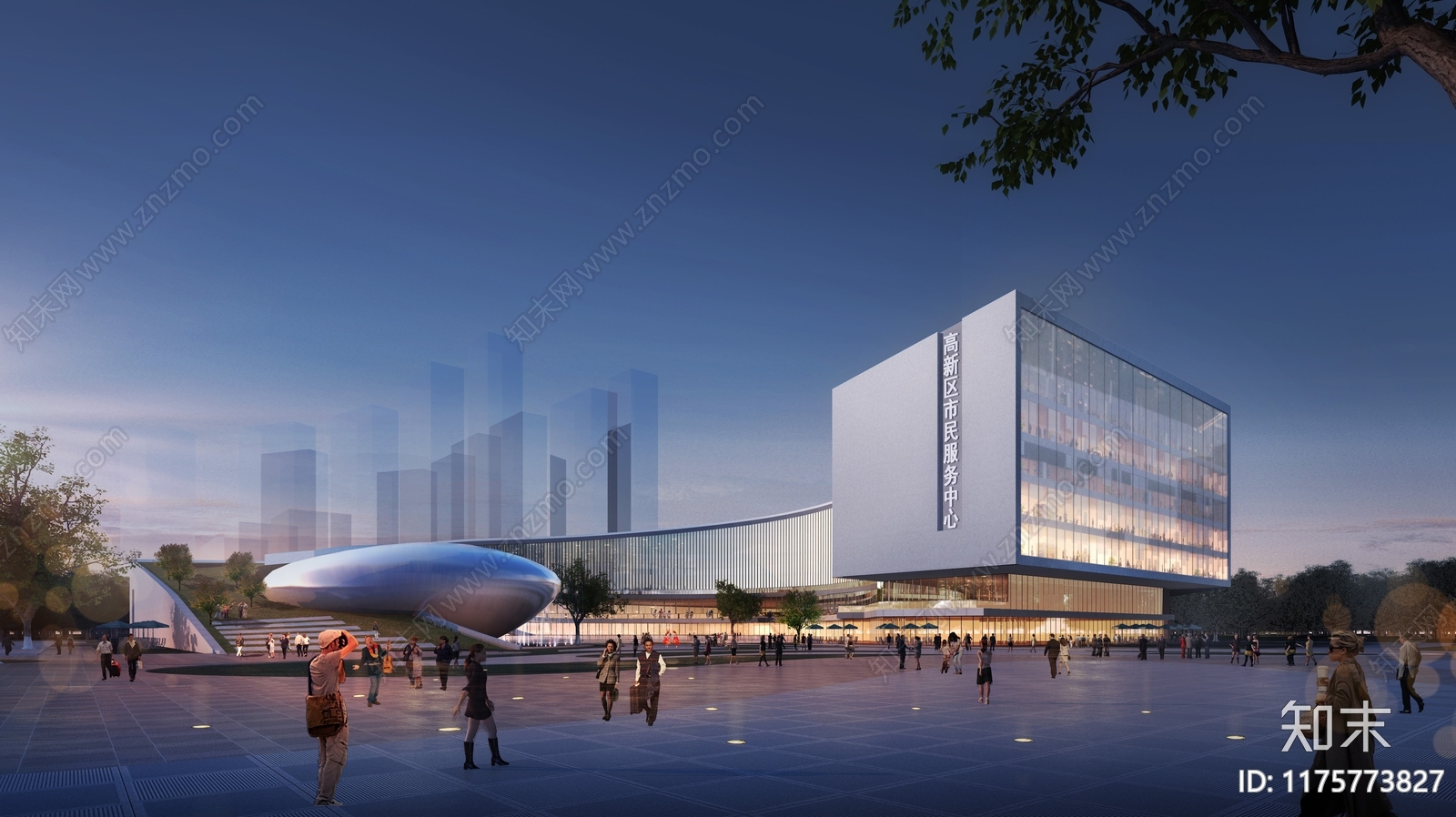 现代其他公共建筑施工图下载【ID:1175773827】