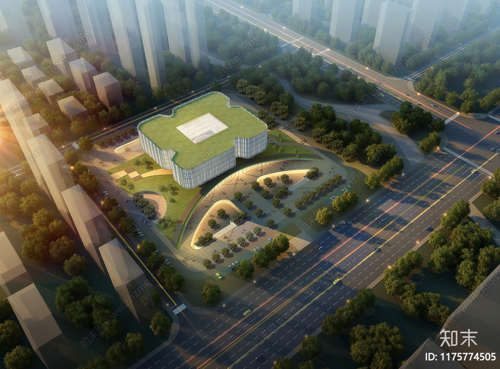 现代其他公共建筑施工图下载【ID:1175774505】