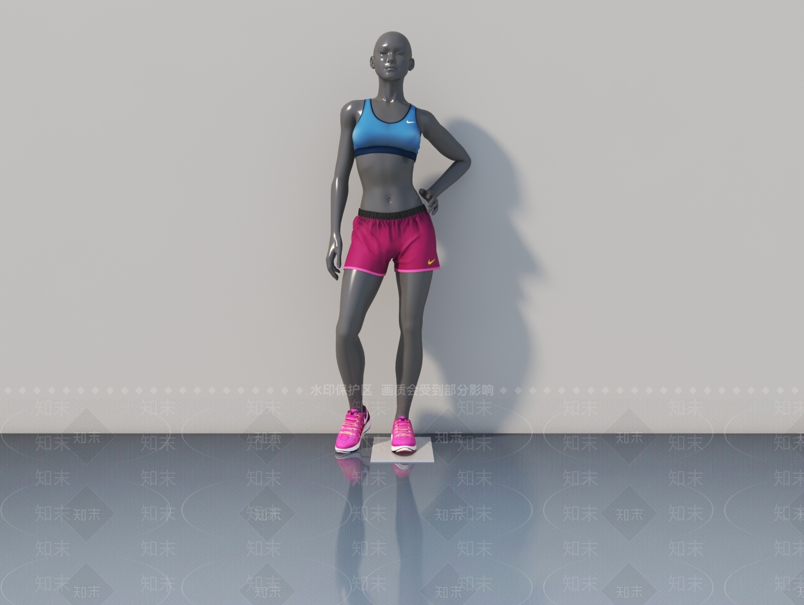 现代单人沙发3D模型下载【ID:1175775176】