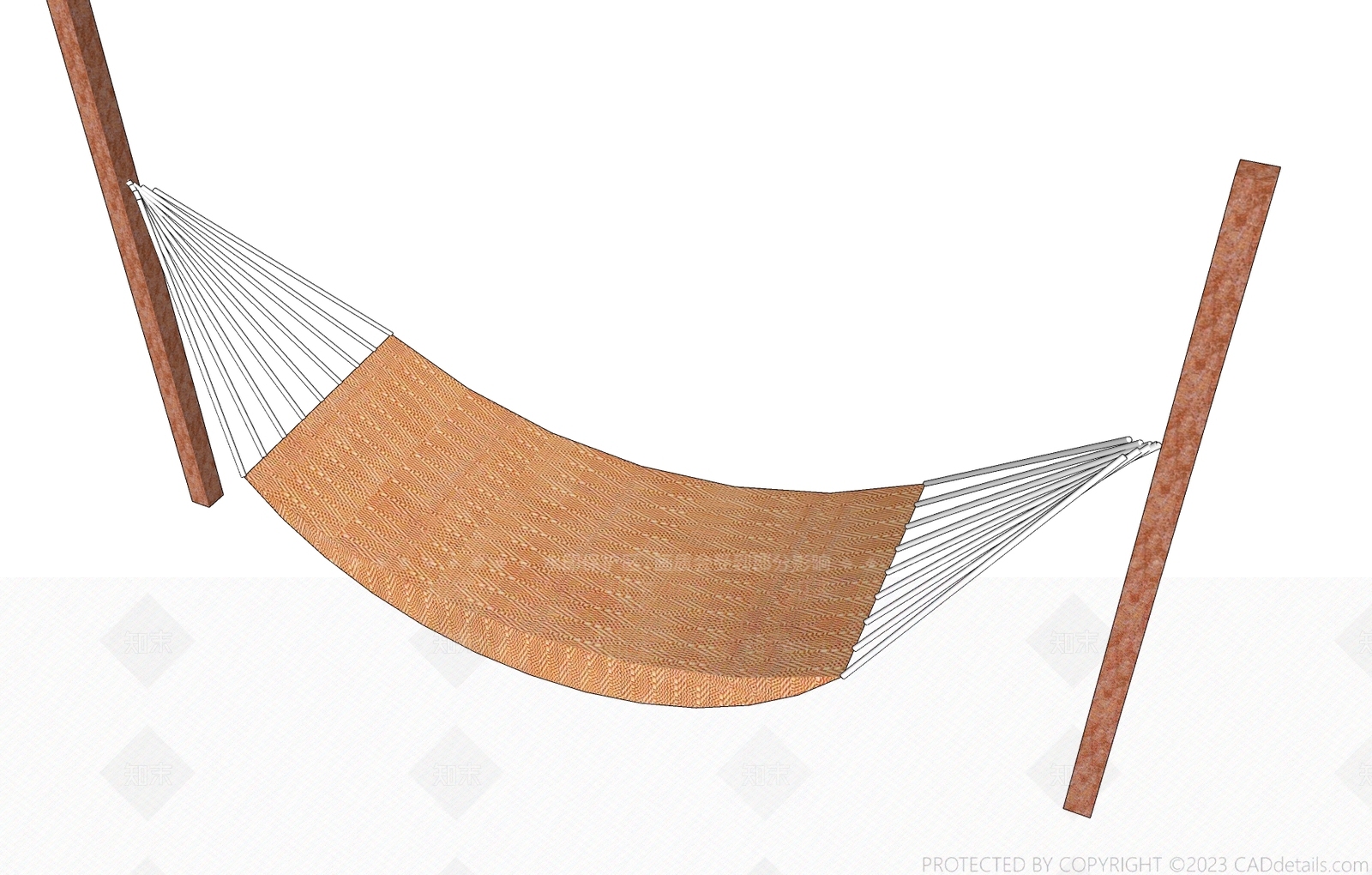 现代吊床SU模型下载【ID:1175789379】