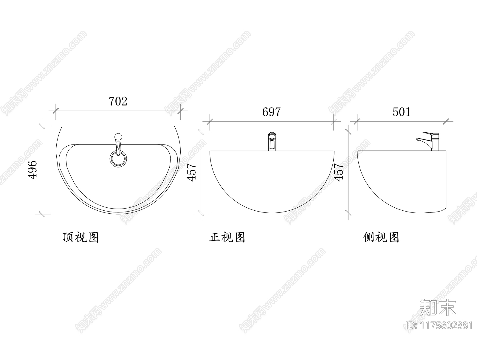 现代卫浴设施施工图下载【ID:1175802381】