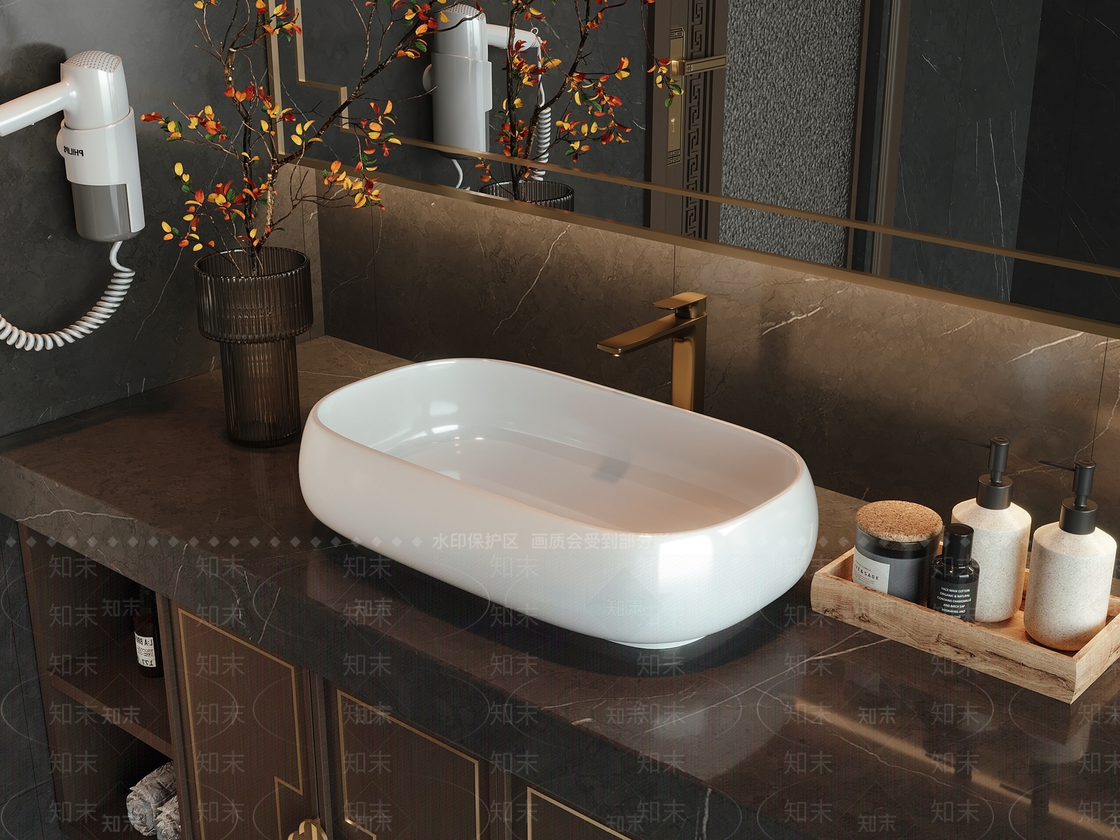 台盆SU模型下载【ID:1175814242】