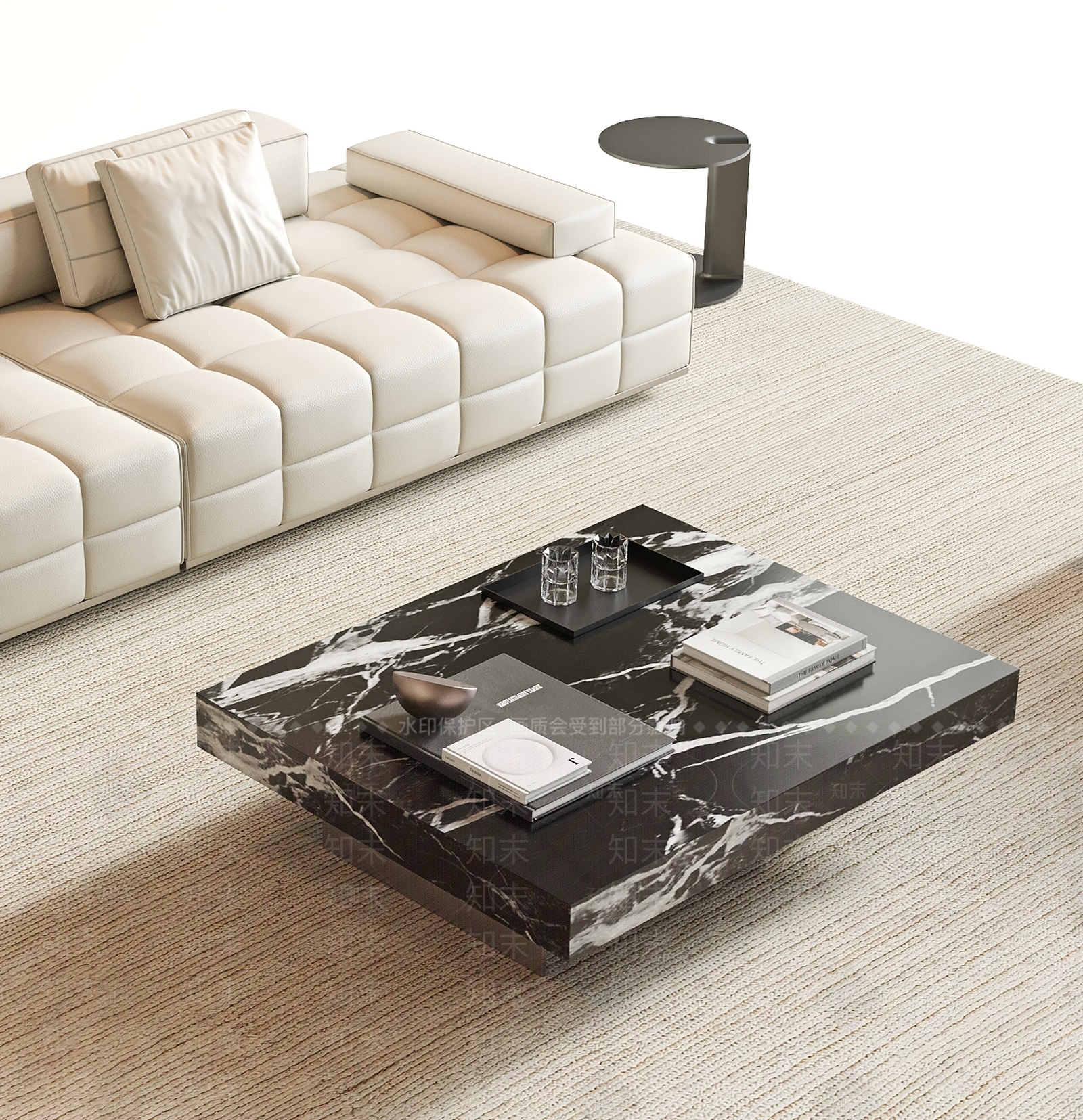 现代极简茶几SU模型下载【ID:1175820682】