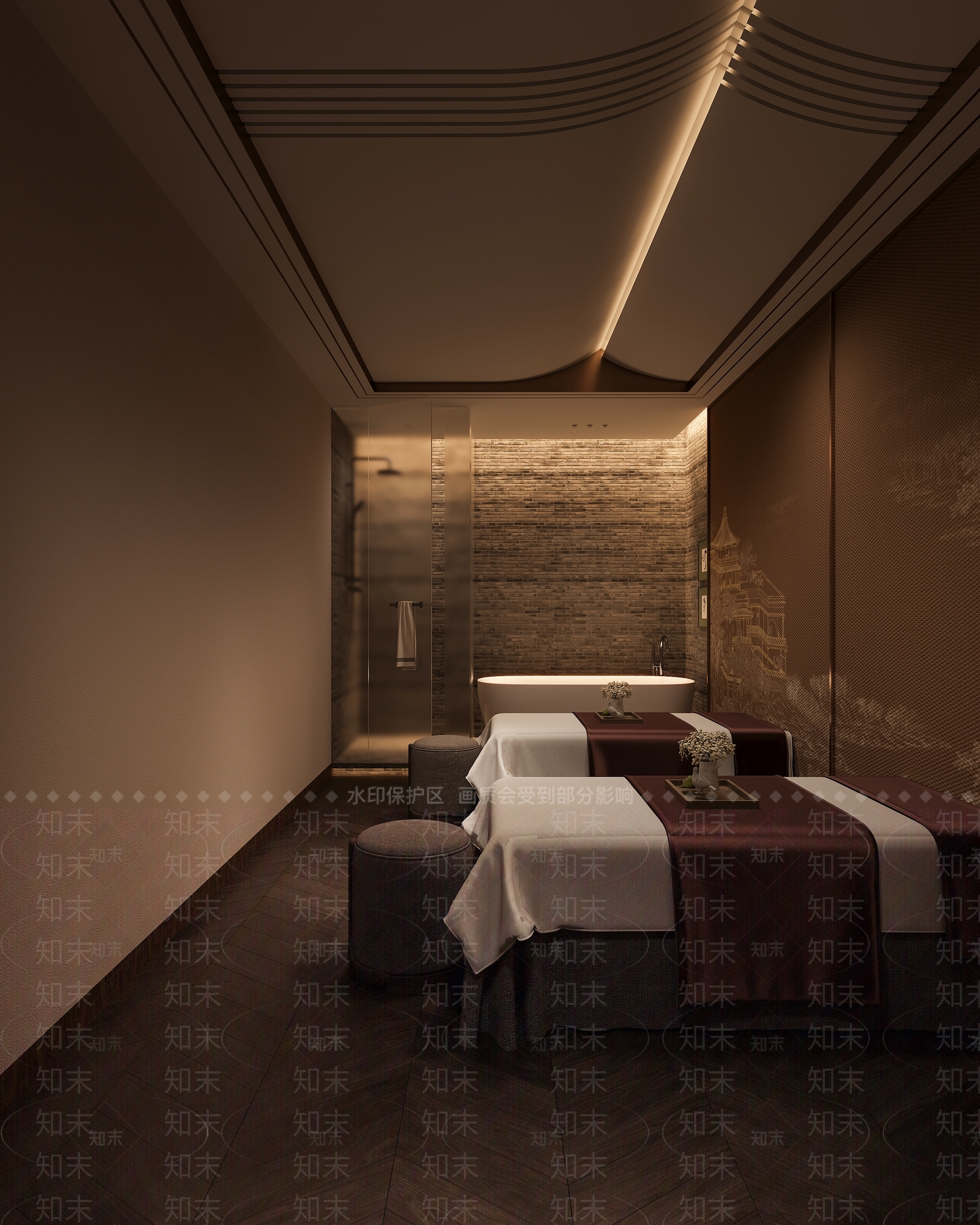 新中式美容院3D模型下载【ID:1175822527】