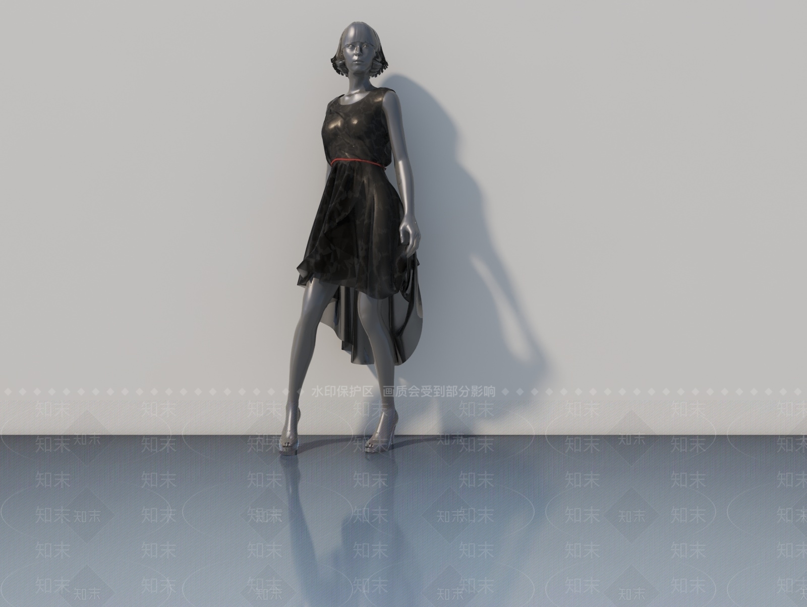 现代单人沙发3D模型下载【ID:1175824455】