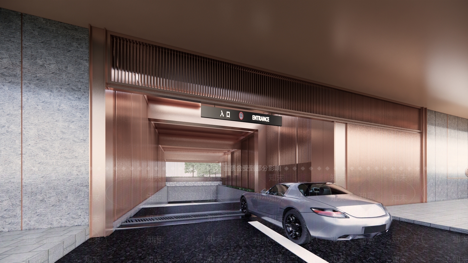 现代轻奢小区建筑SU模型下载【ID:1175832053】