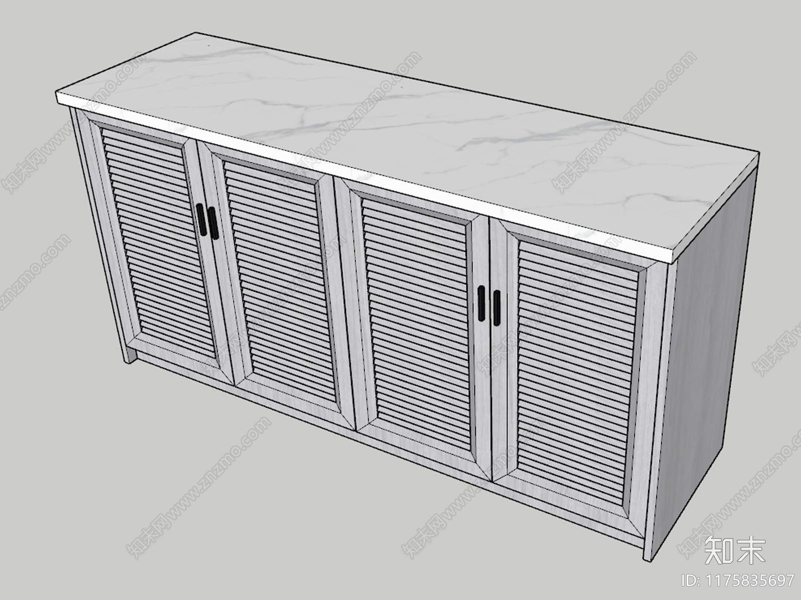 现代鞋柜SU模型下载【ID:1175835697】