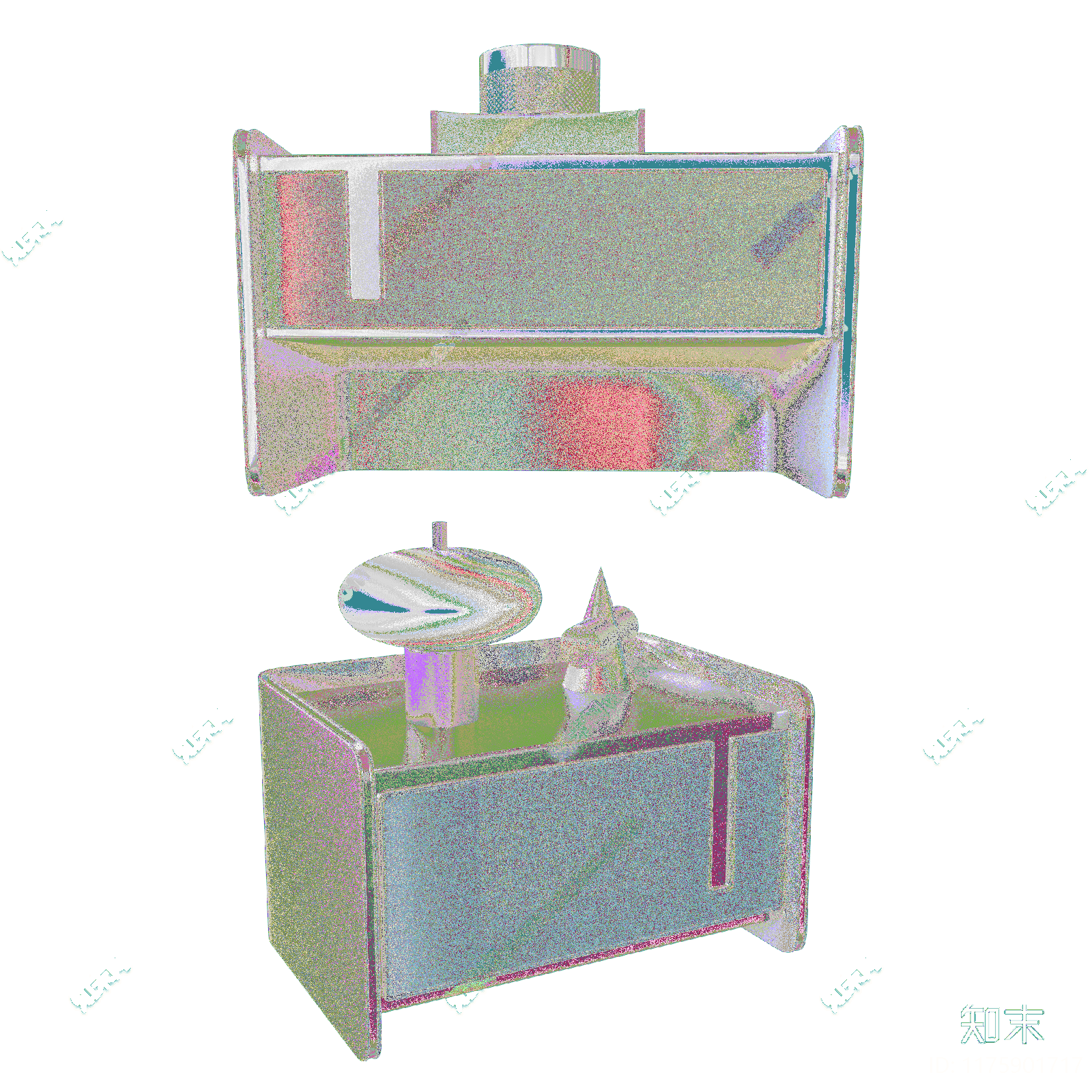 现代床头柜3D模型下载【ID:1175901717】