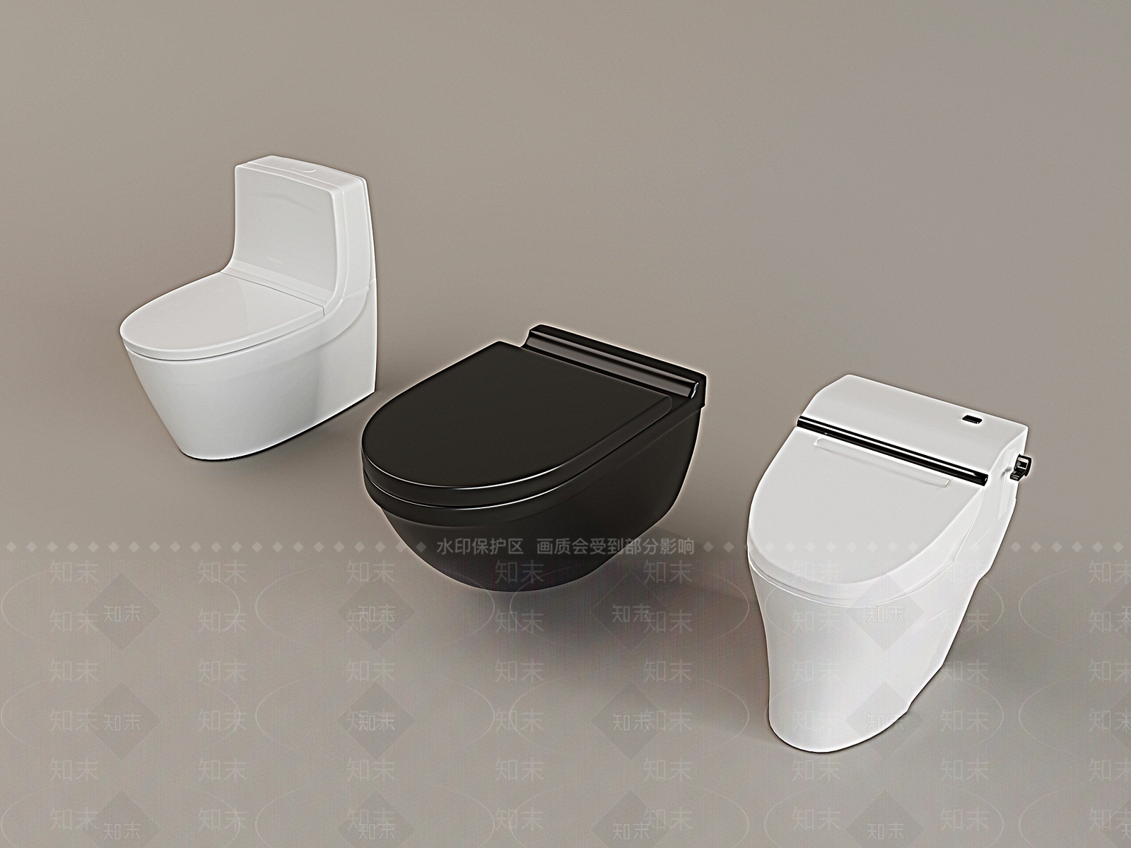 马桶3D模型下载【ID:1175860793】