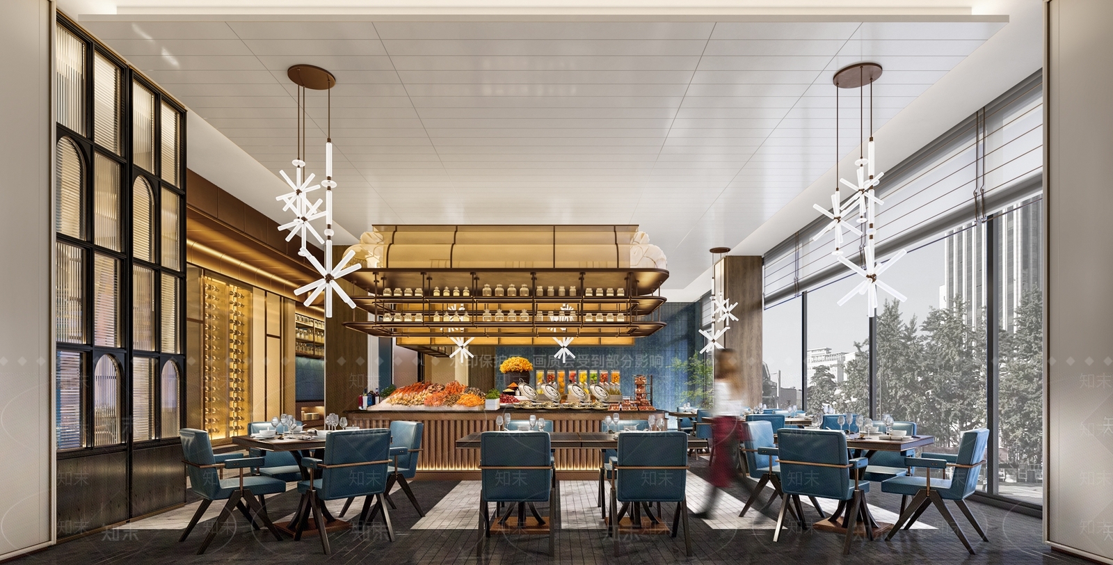 现代轻奢酒店3D模型下载【ID:1175861012】