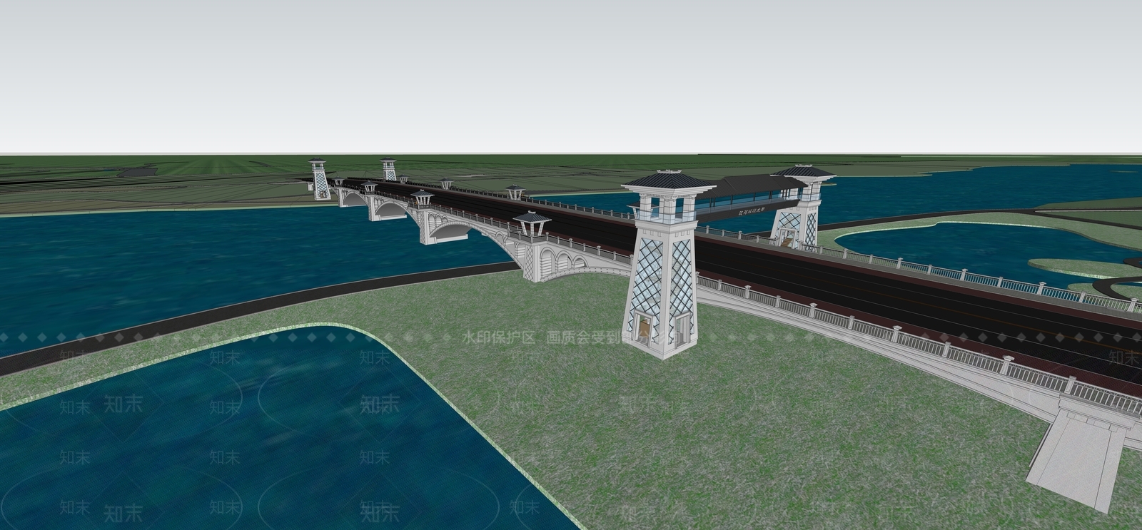 公共建筑SU模型下载【ID:1175861656】
