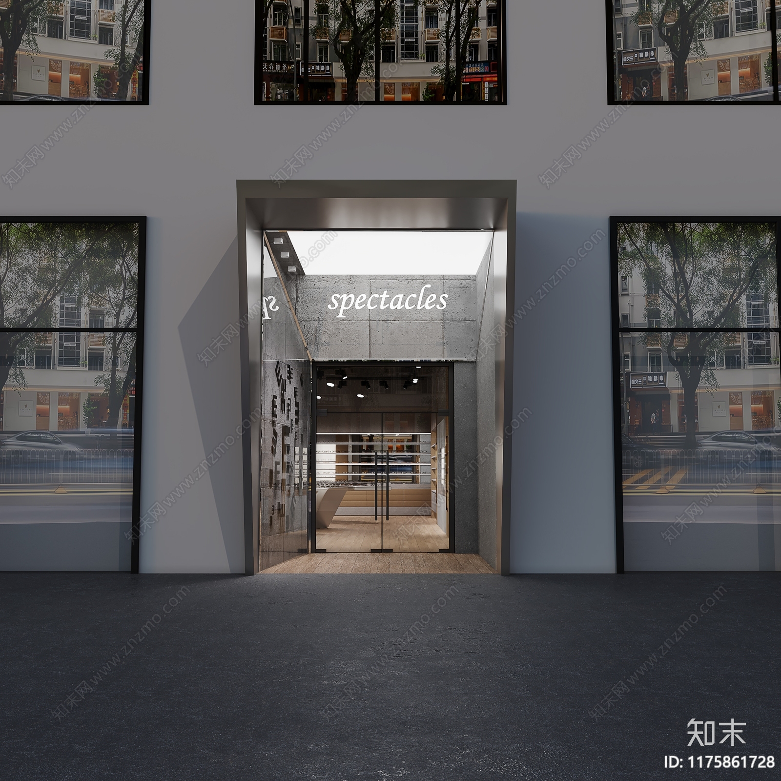 现代工业眼镜店3D模型下载【ID:1175861728】