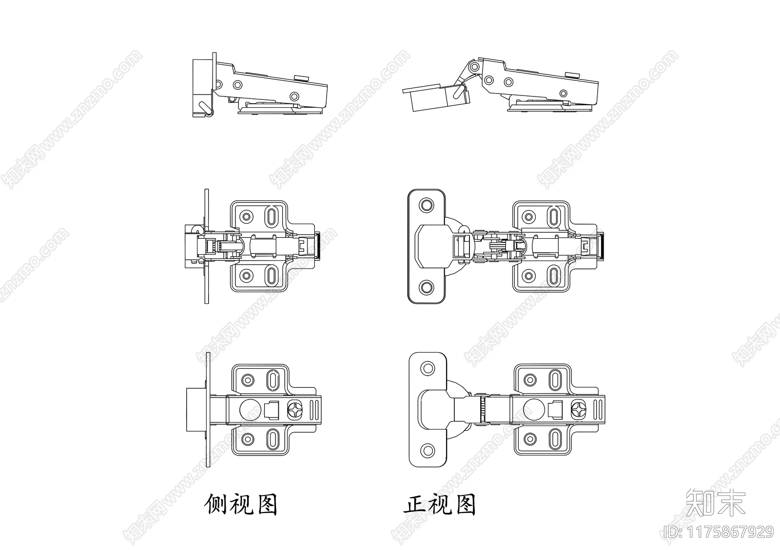 现代五金管件cad施工图下载【ID:1175867929】