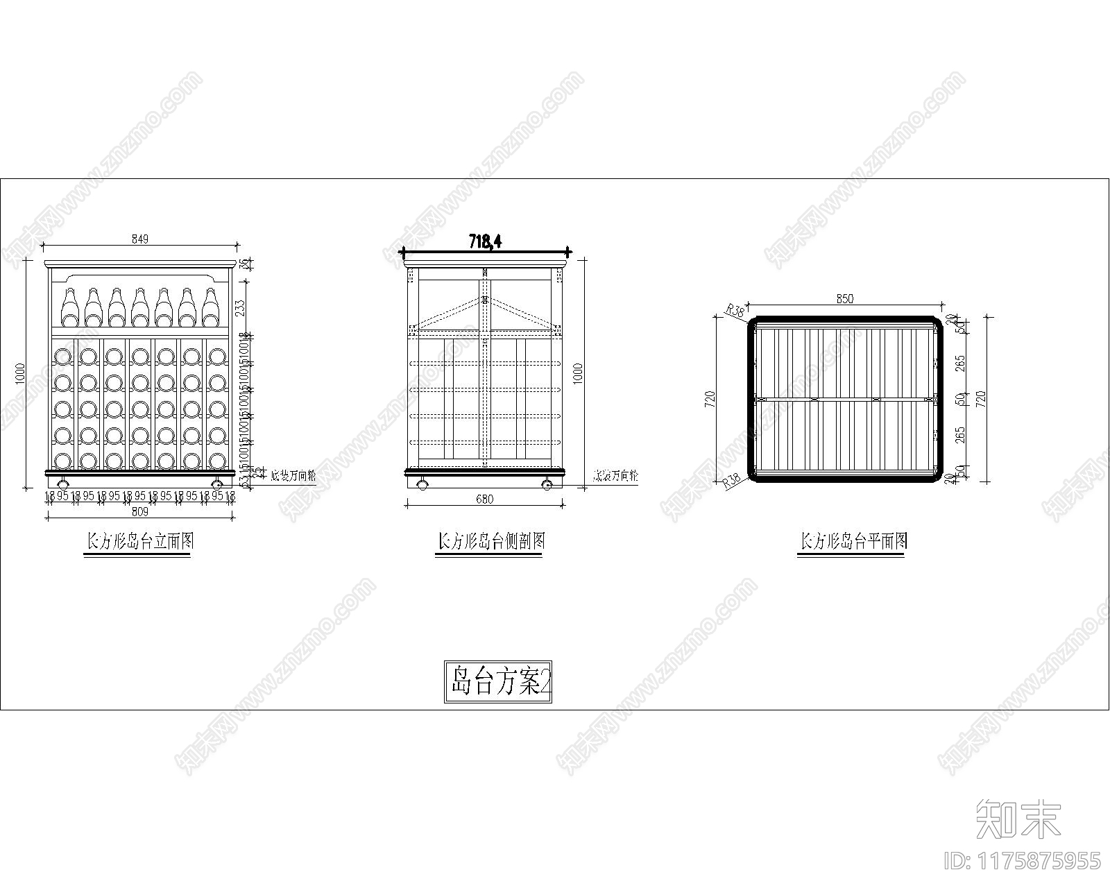 欧式综合家具图库cad施工图下载【ID:1175875955】