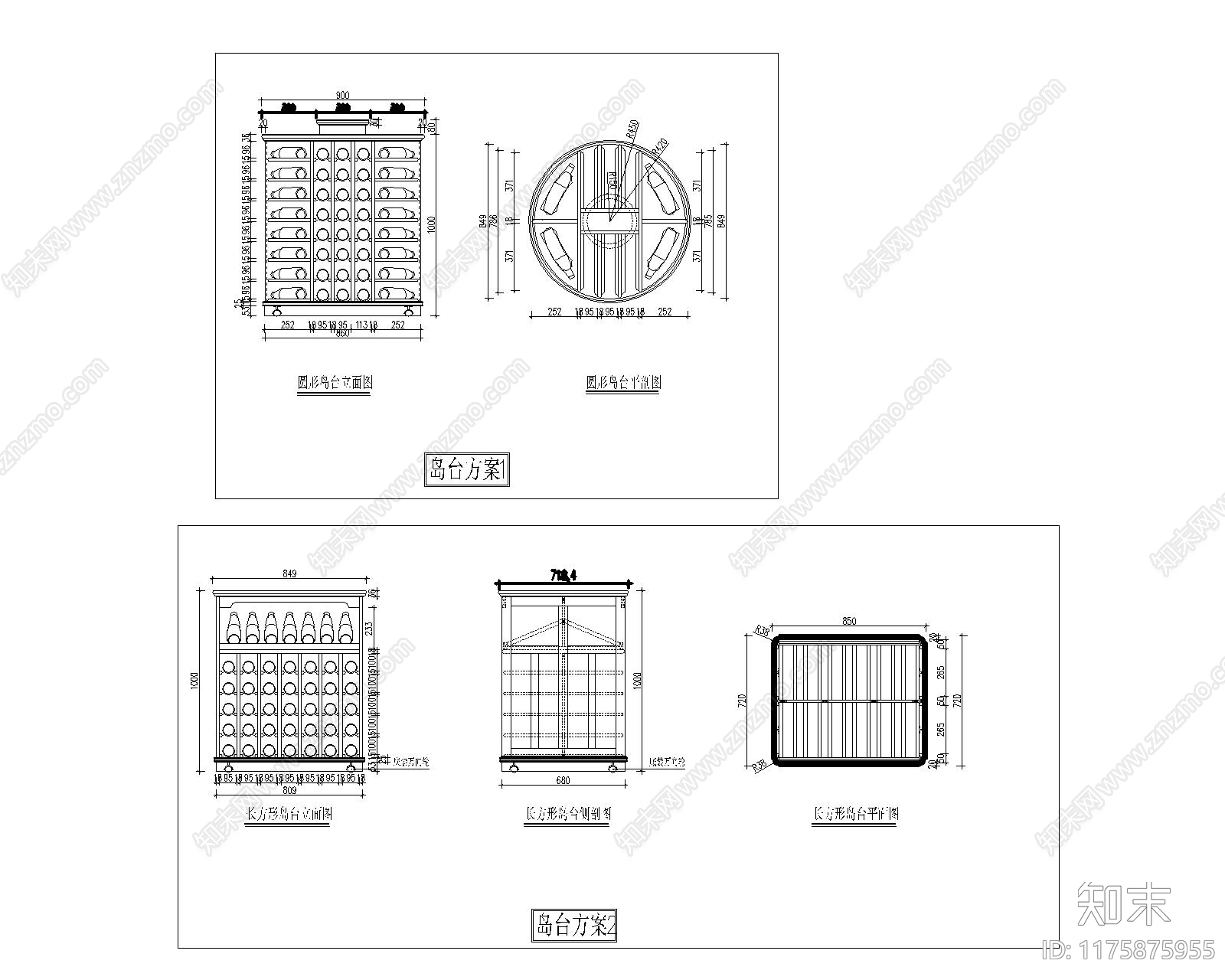 欧式综合家具图库cad施工图下载【ID:1175875955】