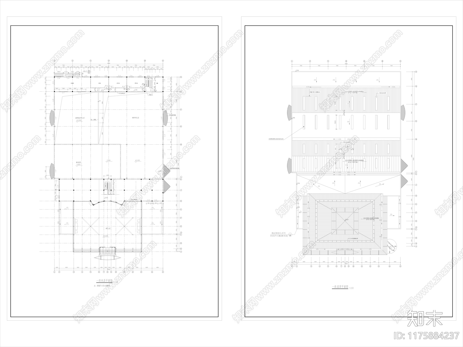 现代其他商业建筑施工图下载【ID:1175884237】