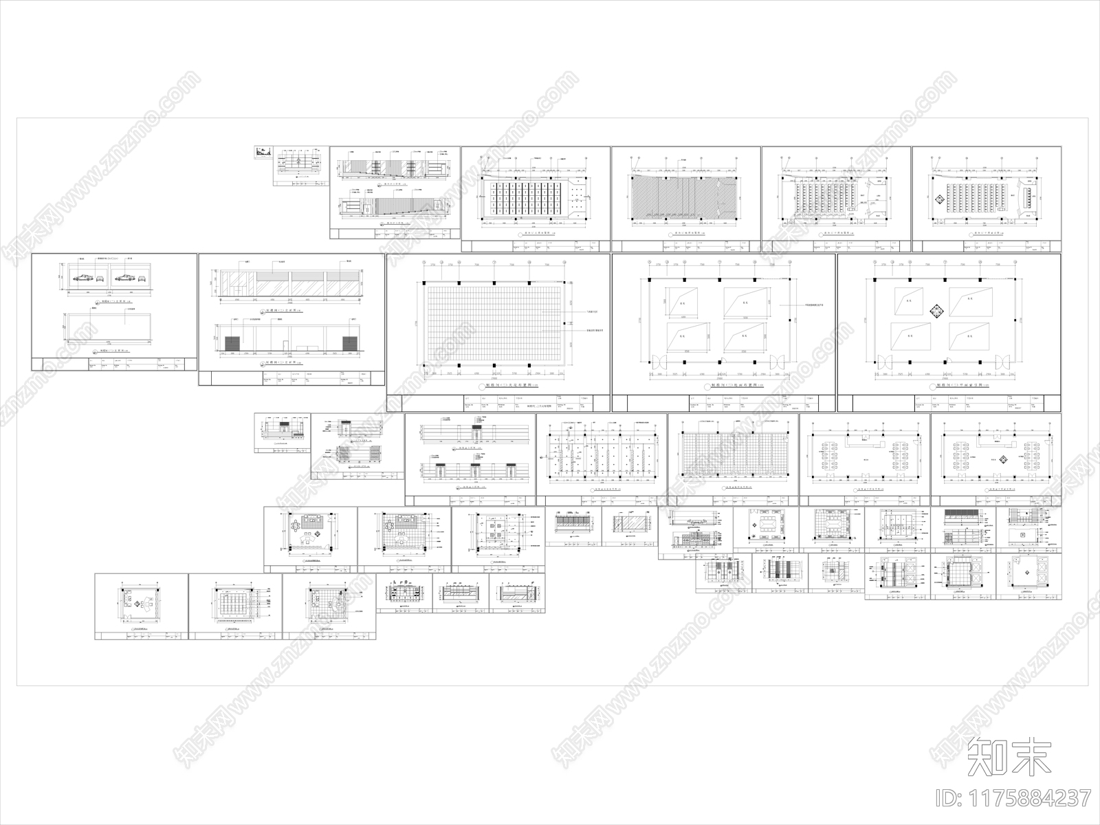 现代其他商业建筑施工图下载【ID:1175884237】